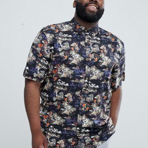 ASOS Tropical print short-sleeve shirt (unisex)